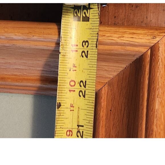 Vtg counted cross stitch of a country farm,w/sheep/crops w/farmhouse/barn Framed - Picture 13 of 14